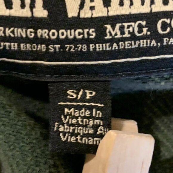 Salt Valley Men's Plaid Cotton Button Up Long Sleeve Work Shirt Size S - Picture 10 of 14